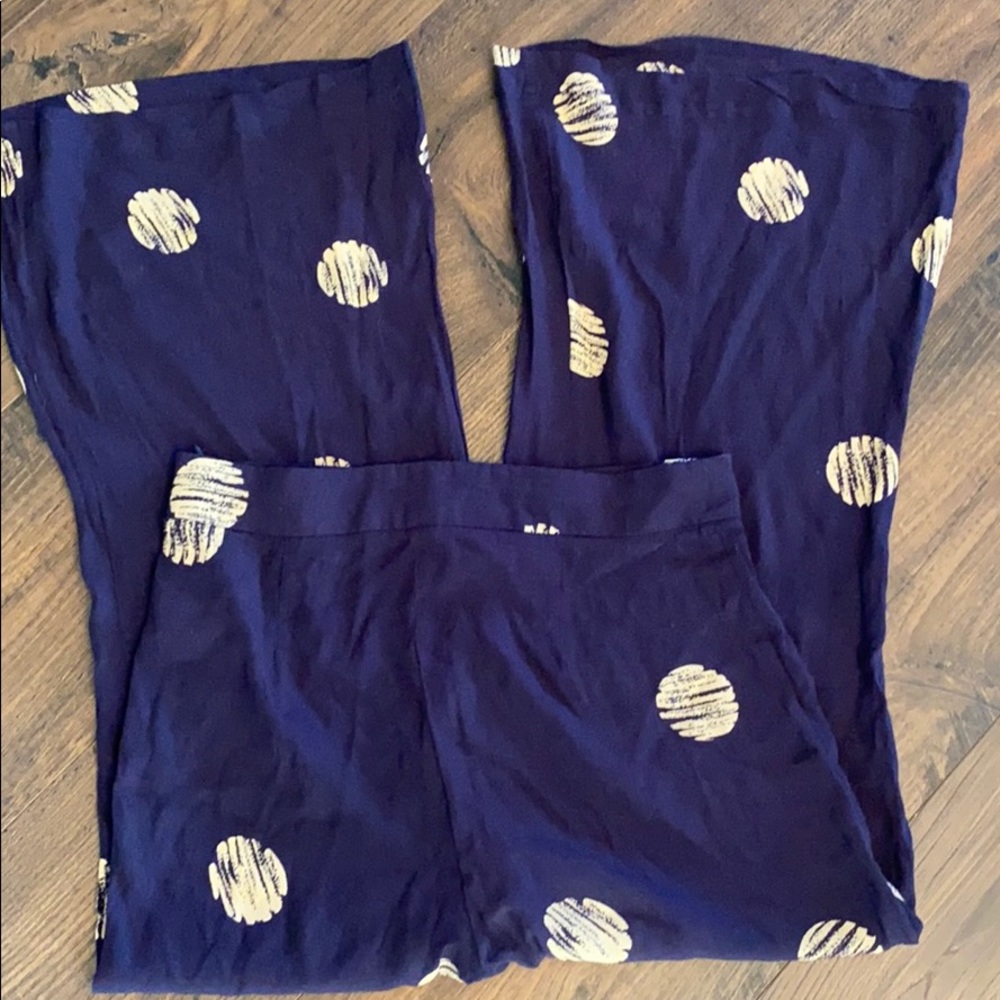 Silence + Noise navy bell bottom high rise pants - Picture 4 of 4